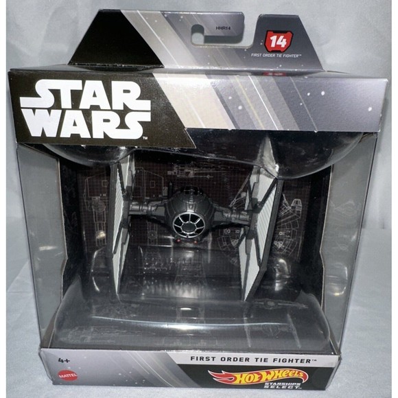 Mattel HMH93 Hot Wheels Star Wars Starship Select FIRST ORDER TIE FIGHTER 1:50 - Picture 1 of 11